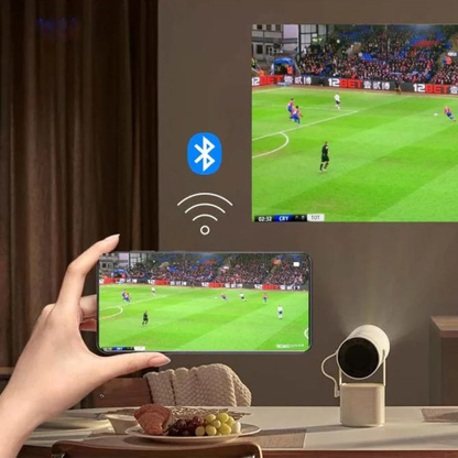 Inteligentny projektor Ultra HD i Bluetooth do kina domowego