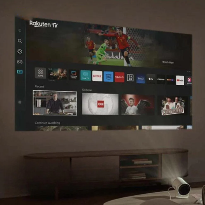 Inteligentny projektor Ultra HD i Bluetooth do kina domowego